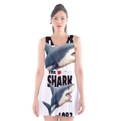 The Shark Movie Scoop Neck Skater Dress by Valentinaart