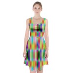 Multicolored Irritation Stripes Racerback Midi Dress
