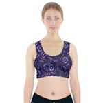 Floral Sports Bra With Pocket
