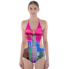 Chrysler2 Cut-out One Piece Swimsuit by BIBILOVER