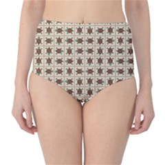 Native American Pattern High-waist Bikini Bottoms by linceazul