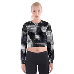 Ombre Cropped Sweatshirt by ValentinaDesign