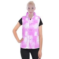 Ombre Women s Button Up Puffer Vest by ValentinaDesign