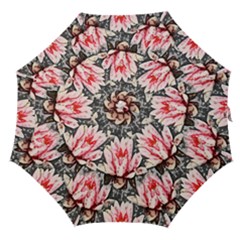 Water Lily Background Pattern Straight Umbrellas by Nexatart