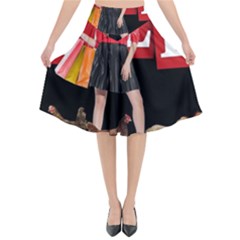 Sale Flared Midi Skirt by Valentinaart