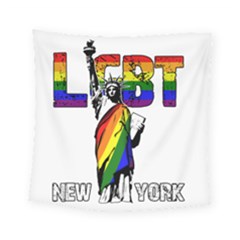 Lgbt New York Square Tapestry (small) by Valentinaart