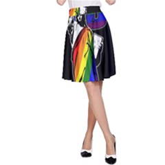 Lgbt New York A-line Skirt by Valentinaart