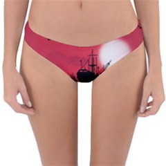 Open Sea Reversible Hipster Bikini Bottoms by Valentinaart