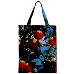 Orange Tree Zipper Classic Tote Bag by Valentinaart