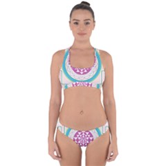 Mandala Design Arts Indian Cross Back Hipster Bikini Set by Nexatart