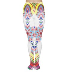 Colorful Chromatic Psychedelic Women s Tights by Nexatart