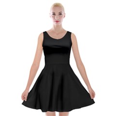 Black Velvet Skater Dress by digitaldivadesigns
