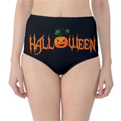 Halloween High-waist Bikini Bottoms by Valentinaart