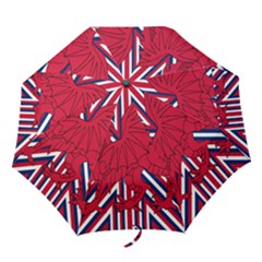 Alternatively Mega British America Red Dragon Folding Umbrellas by Mariart