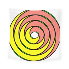 Double Spiral Thick Lines Circle Square Tapestry (small) by Mariart