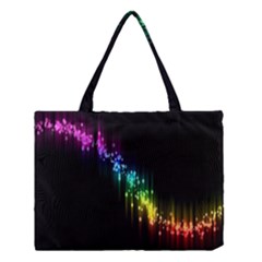 Illustration Light Space Rainbow Medium Tote Bag by Mariart