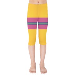 Layer Retro Colorful Transition Pack Alpha Channel Motion Line Kids  Capri Leggings  by Mariart