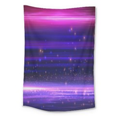 Massive Flare Lines Horizon Glow Particles Animation Background Space Large Tapestry by Mariart