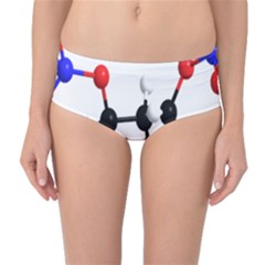 Nitroglycerin Lines Dna Mid-waist Bikini Bottoms by Mariart