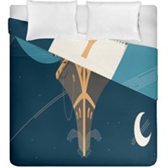 Planetary Resources Exploration Asteroid Mining Social Ship Duvet Cover Double Side (king Size)