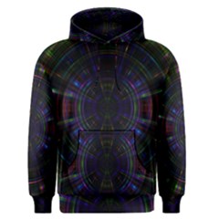 Psychic Color Circle Abstract Dark Rainbow Pattern Wallpaper Men s Pullover Hoodie by Mariart