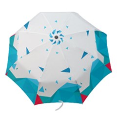 Triangle Chevron Colorfull Folding Umbrellas