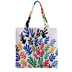 The Wreath Matisse Beauty Rainbow Color Sea Beach Zipper Grocery Tote Bag by Mariart