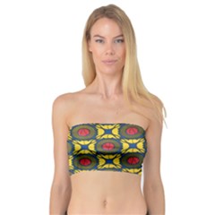 African Textiles Patterns Bandeau Top by Mariart