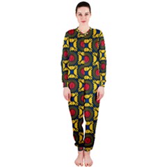African Textiles Patterns Onepiece Jumpsuit (ladies) 