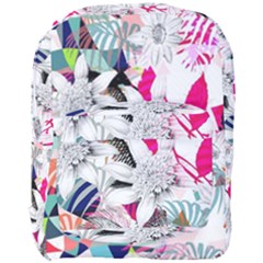 Flower Graphic Pattern Floral Full Print Backpack by Mariart