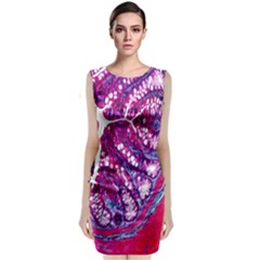 Histology Inc Histo Logistics Incorporated Masson s Trichrome Three Colour Staining Classic Sleeveless Midi Dress by Mariart