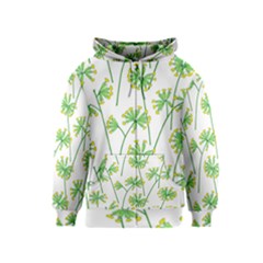 Marimekko Fabric Flower Floral Leaf Kids  Zipper Hoodie by Mariart