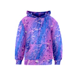 The Luxol Fast Blue Myelin Stain Kids  Zipper Hoodie by Mariart
