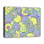 Donuts pattern Deluxe Canvas 20  x 16  