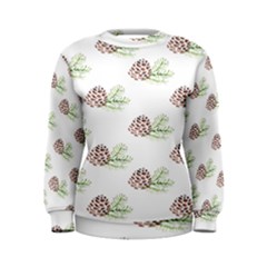 Pinecone Pattern Women s Sweatshirt by Mariart