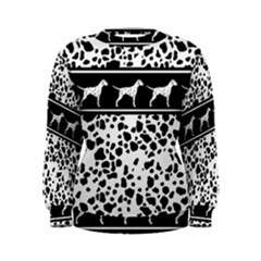 Dalmatian Dog Women s Sweatshirt by Valentinaart
