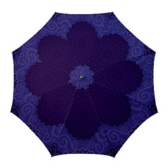 Flower Floral Sunflower Blue Purple Leaf Wave Chevron Beauty Sexy Golf Umbrellas