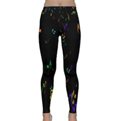 Colorful Music Notes Rainbow Classic Yoga Leggings by Mariart