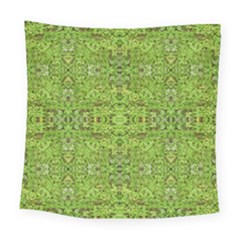 Digital Nature Collage Pattern Square Tapestry (large) by dflcprints