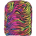 Rainbow Zebra Full Print Backpack