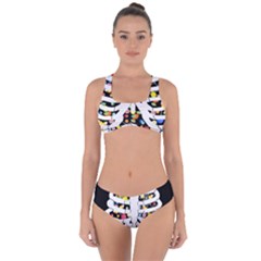 Trick Or Treat  Criss Cross Bikini Set by Valentinaart