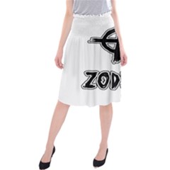 Zodiac Killer  Midi Beach Skirt by Valentinaart