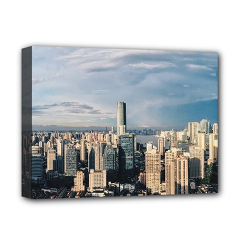 Shanghai The Window Sunny Days City Deluxe Canvas 16  X 12   by BangZart