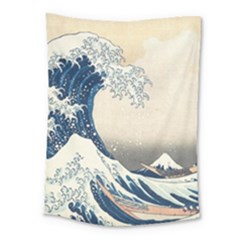 The Classic Japanese Great Wave Off Kanagawa By Hokusai Medium Tapestry by PodArtist