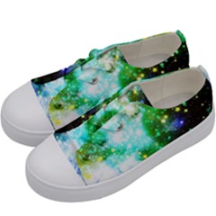 Space Colors Kids  Low Top Canvas Sneakers by ValentinaDesign
