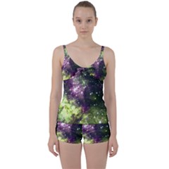 Space Colors Tie Front Two Piece Tankini by ValentinaDesign