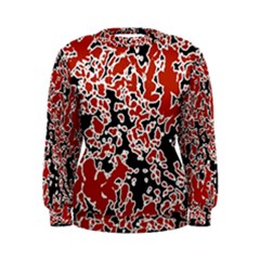 Splatter Abstract Texture Women s Sweatshirt by dflcprints