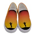 Horse Cowboy Sunset Western Riding Women s Canvas Slip Ons View1