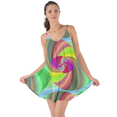 Seamless Pattern Twirl Spiral Love The Sun Cover Up by Nexatart