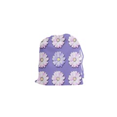 Daisy Flowers Wild Flowers Bloom Drawstring Pouches (xs)  by Nexatart
